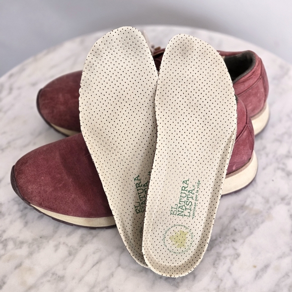 EL NATURALISTA Burgundy Leather Sneakers 37 Very Good Condition - Picture 9 of 9